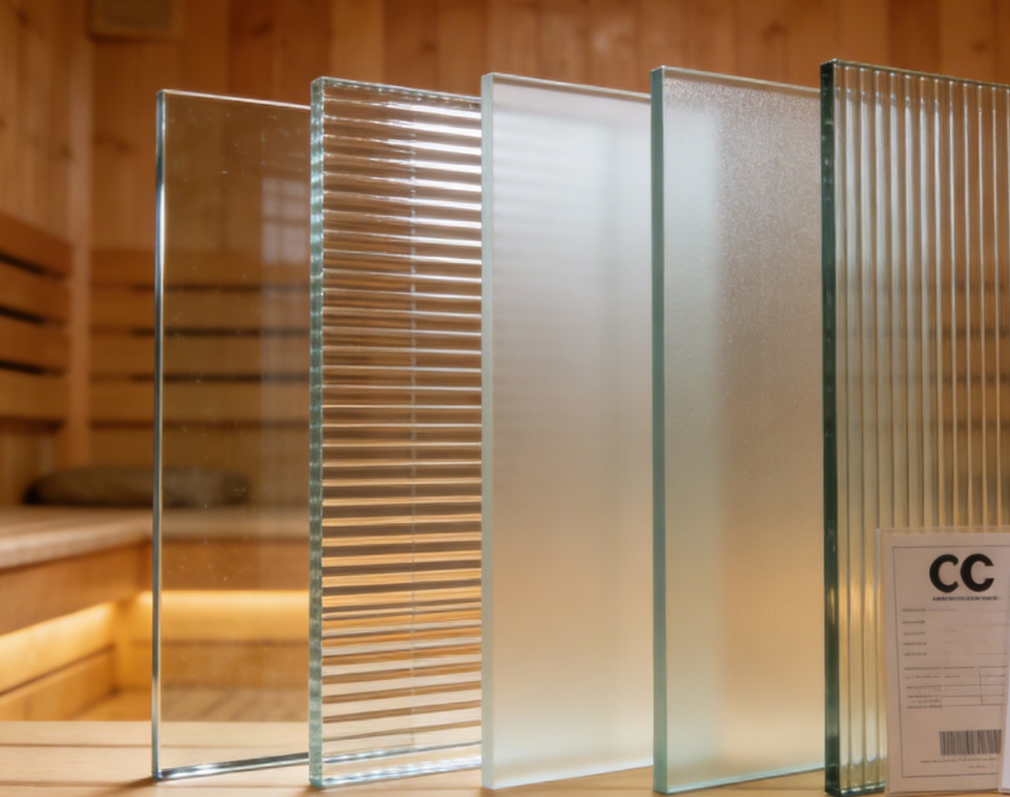 Sauna Sklo odolné proti výbuchu