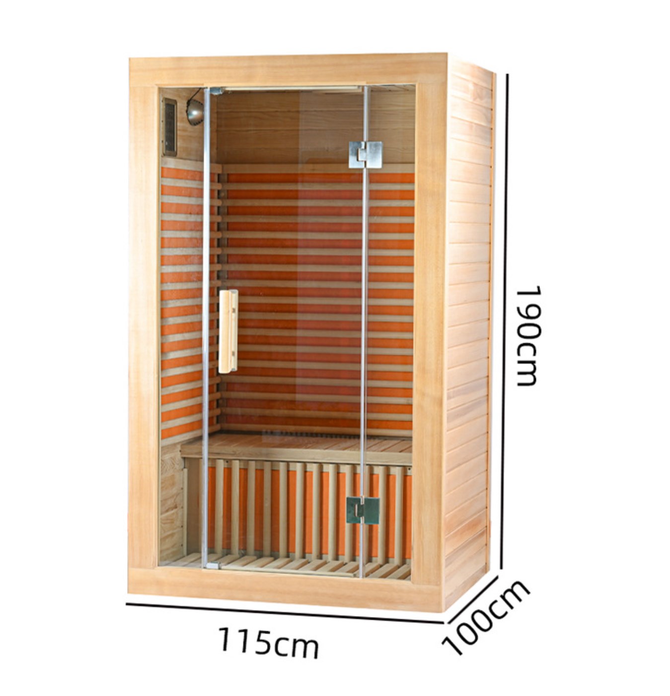 Sauna pre 1-2 osoby Hemlock Ďaleko infračervená sauna